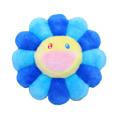 Takashi Murakami Flower Plush 30CM Blue/Turquoise/Yellow