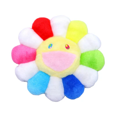 Takashi Murakami Flower Plush 30CM Rainbow/White/Yellow