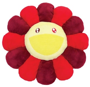 Takashi Murakami Bantal Bunga 30CM Merah/Burgundy/Kuning Terang Buy Takashi Murakami Bantal Bunga 30CM Merah/Burgundy/Kuning Terang