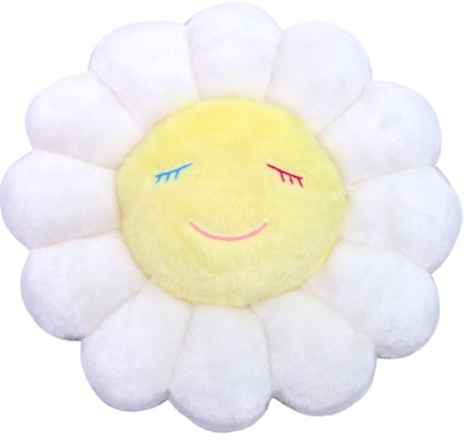 Takashi Murakami Flower Plush 30CM White/Yellow Order Takashi Murakami Flower Plush 30CM White/Yellow