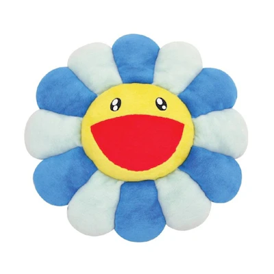 Takashi Murakami Flower Plush 60CM Blue/Light Blue/Yellow