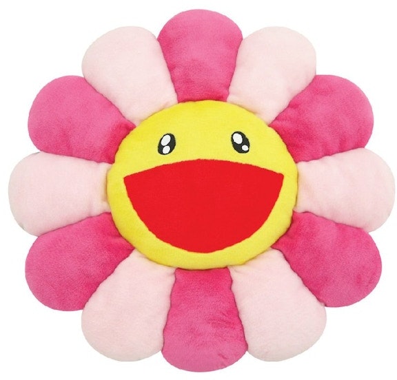 takashi-murakami-flower-plush-60-cm-pink-blush-yellow