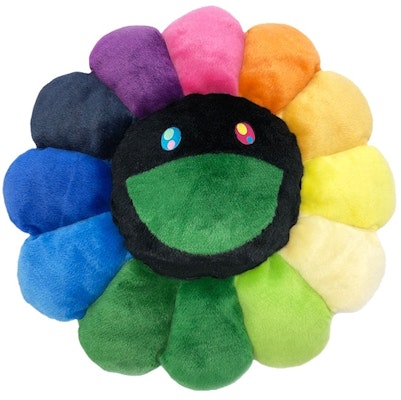 Takashi Murakami Flower Plush 60CM Rainbow/Black Buy Takashi Murakami Flower Plush 60CM Rainbow/Black