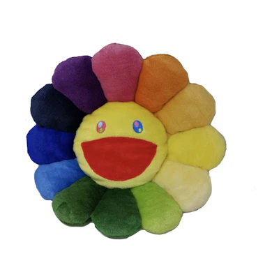Takashi Murakami Flower Plush MoMA Exclusive 60CM Rainbow/Yellow