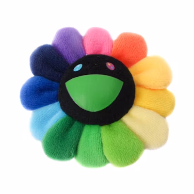 Takashi Murakami Plush Pin Rainbow/Black