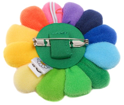Takashi Murakami Flower Plush Pin Rainbow/Black Order Takashi Murakami Flower Plush Pin Rainbow/Black