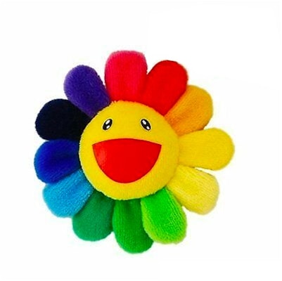 Takashi Murakami Flower Plush Pin Rainbow/Yellow Buy Takashi Murakami Flower Plush Pin Rainbow/Yellow