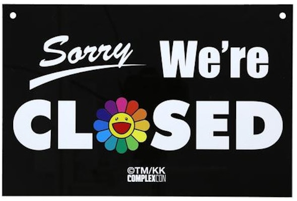 Takashi Murakami Flower Sign Black Order Takashi Murakami Flower Sign Black