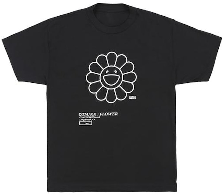 takashi-murakami-flower-tee-black