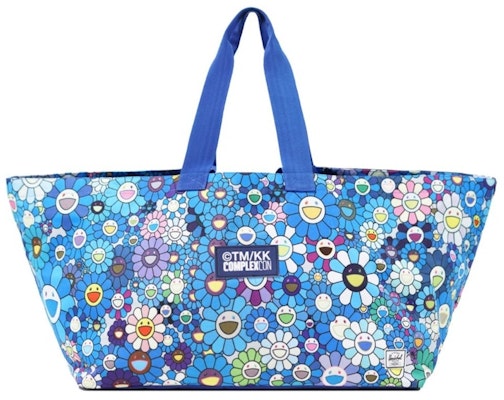 Takashi Murakami Flower Tote Bag Blue Buy Takashi Murakami Flower Tote Bag Blue