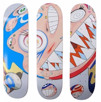 Takashi Murakami Flying Dob Skateboard Deck Set Multicolor Takashi Murakami Flying Dob Skateboard Deck Set Multicolor