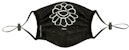 Takashi Murakami Kaikai Kiki Flower Face Mask Black/White