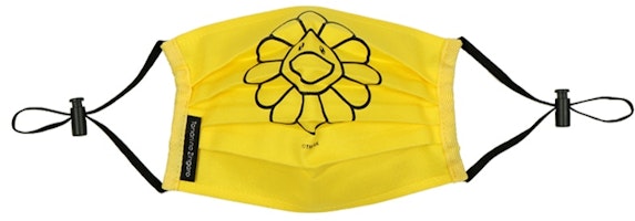 Takashi Murakami Kaikai Kiki Flower Face Mask Yellow Takashi Murakami Kaikai Kiki Flower Face Mask Yellow