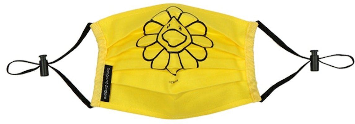 Takashi Murakami Kaikai Kiki Flower Face Mask Yellow Buy Takashi Murakami Kaikai Kiki Flower Face Mask Yellow