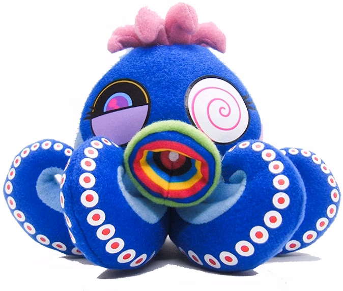 takashi-murakami-octopus-mini-plush-blue