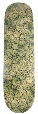 Takashi Murakami Skulls Skateboard Deck Camo Light Green Buy Takashi Murakami Skulls Skateboard Deck Camo Light Green