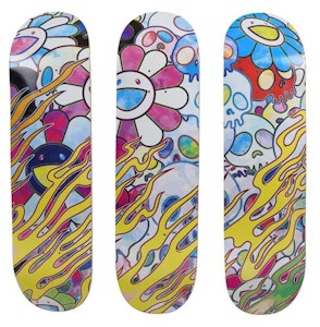 村上隆火焰骷髅滑板套装 多色 Buy 村上隆火焰骷髅滑板套装 多色