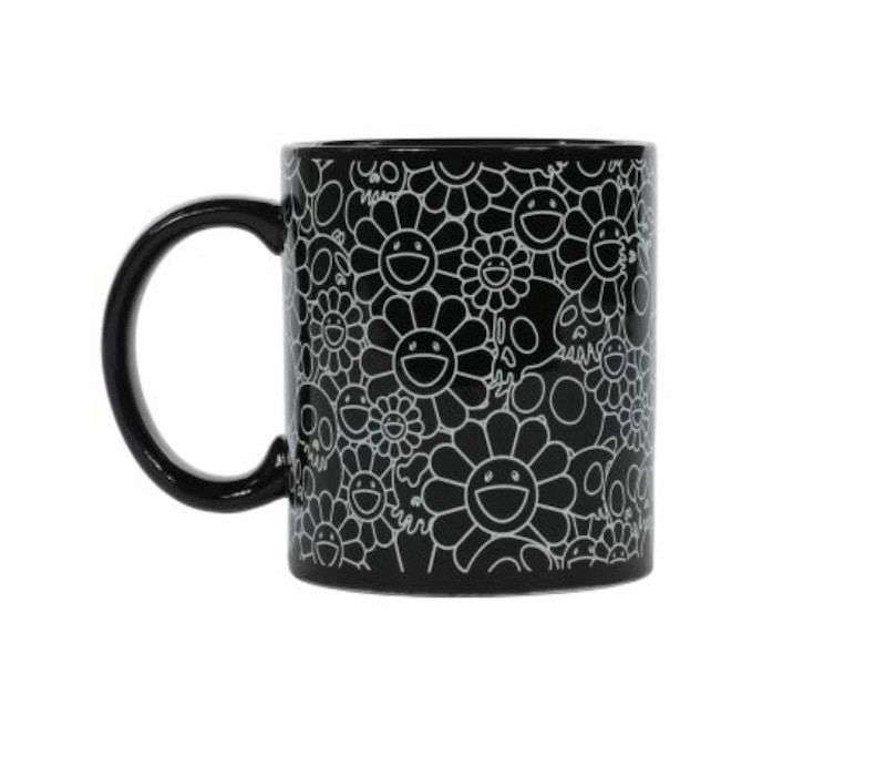Takashi Murakami x ComplexCon Skull & Flower Mug Black