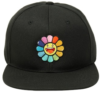 Topi Hitam Takashi Murakami x J Balvin Rainbow Flower Buy Topi Hitam Takashi Murakami x J Balvin Rainbow Flower