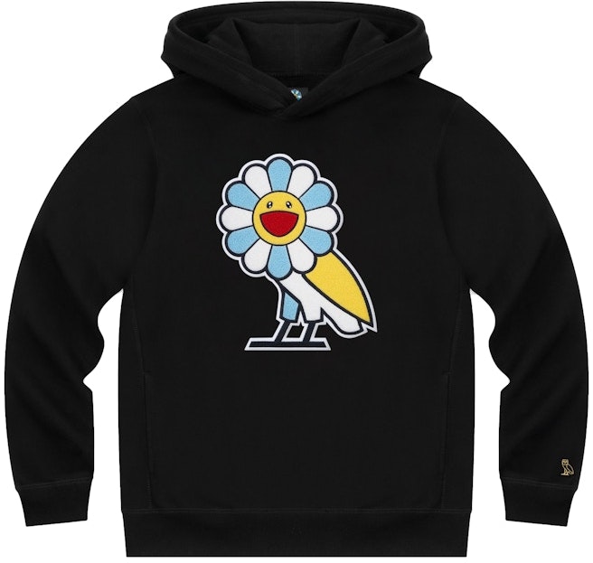 takashi-murakami-x-ovo-hoodie-black