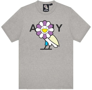Kaos Bunga Burung Hantu Takashi Murakami x OVO Abu-abu Heather Buy Kaos Bunga Burung Hantu Takashi Murakami x OVO Abu-abu Heather