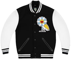 Takashi Murakami x OVO Varsity Jacket Black/White Takashi Murakami x OVO Varsity Jacket Black/White
