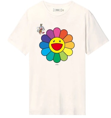 Takashi Murakami x PANGAIA Flower T-Shirt Off White Buy Takashi Murakami x PANGAIA Flower T-Shirt Off White