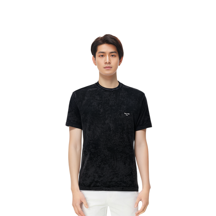 Sizing TEAM WANG Design Stay For The Night Baju-T Grafik Leher Bulat TW-SK23A005