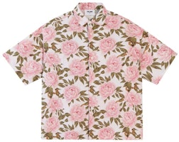 TEAM WANG Floral Print Button-Up Short Sleeve Shirt Unisex Pink TW-SK22A004 TEAM WANG Floral Print Button-Up Short Sleeve Shirt Unisex Pink TW-SK22A004