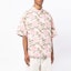 Details for TEAM WANG Floral Print Button-Up Short Sleeve Shirt Unisex Pink TW-SK22A004