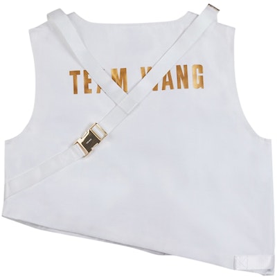 TEAM WANG IPO Vest White/Gold Order TEAM WANG IPO Vest White/Gold
