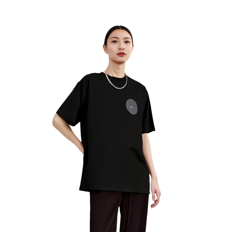 Details for Baju-T ''TEAM WANG'' Logo Hitam, Lengan Pendek, Uniseks. TW-FW22A006