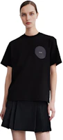 Sizing TEAM WANG Logo Print Crewneck Short Sleeve T-Shirt Unisex - Black. TW-FW22A006