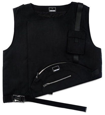 team-wang-logo-vest-chest-bag-black