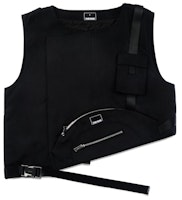 TEAM WANG Logo Vest Chest Bag Black TEAM WANG Logo Vest Chest Bag Black