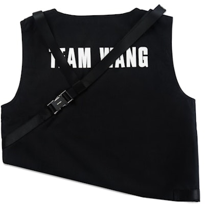 TEAM WANG Logo Vest Chest Bag Black Order TEAM WANG Logo Vest Chest Bag Black