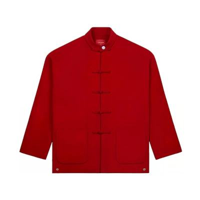 TEAM WANG SS24 HOPE YOU GET RICH Dragon Year Unisex Mandarin Jacket TW-SK24A006