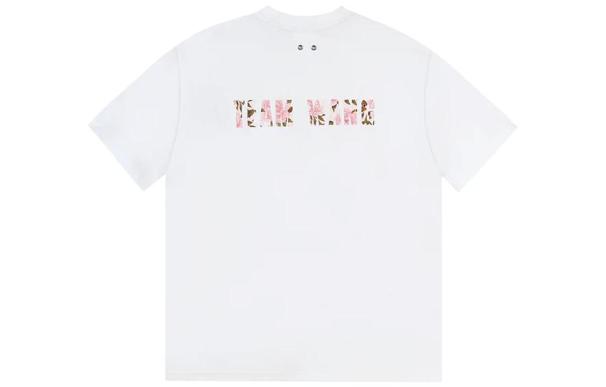 Order TEAM WANG Kemeja-T Grafik Leher Bulat Putih Lengan Pendek Uniseks Kasual TW-SK22A002