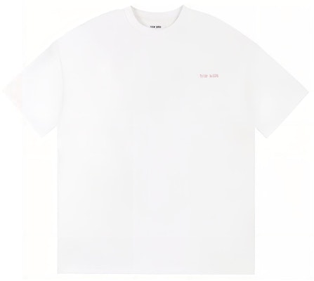 TEAM WANG White Crew Neck Graphic T-Shirt Unisex Short Sleeve Casual Tee TW-SK22A002 Lookbook TEAM WANG White Crew Neck Graphic T-Shirt Unisex Short Sleeve Casual Tee TW-SK22A002