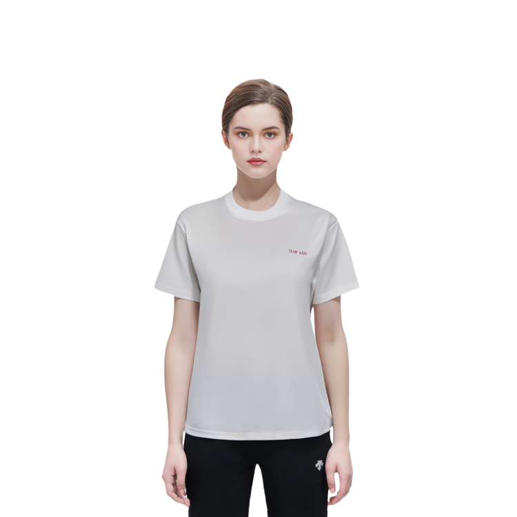 Purchase TEAM WANG Kemeja-T Grafik Leher Bulat Putih Lengan Pendek Uniseks Kasual TW-SK22A002