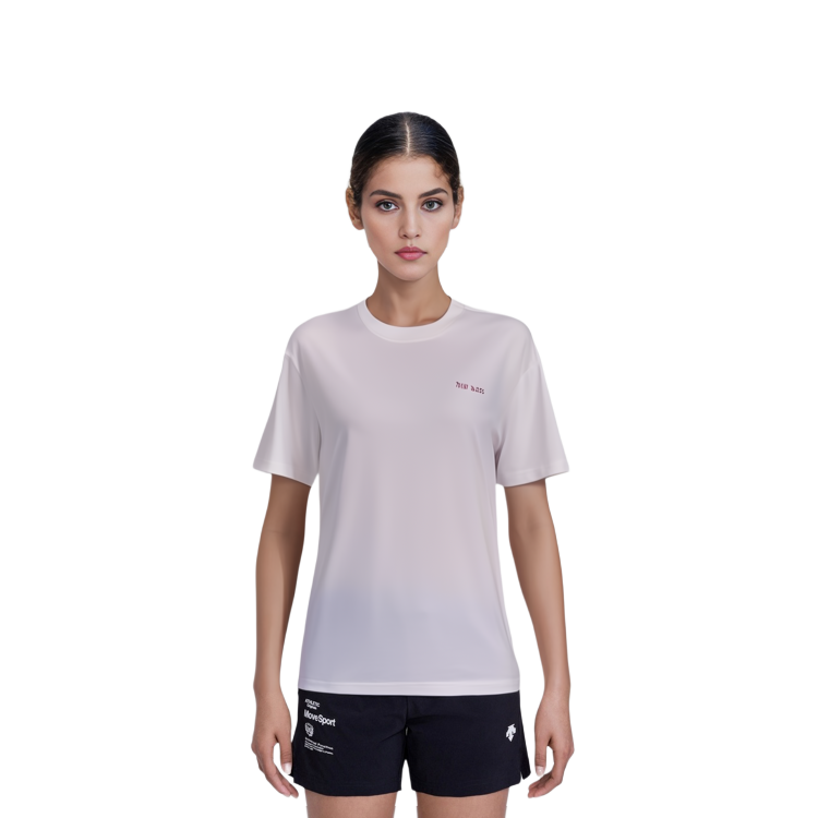 Details for TEAM WANG Kemeja-T Grafik Leher Bulat Putih Lengan Pendek Uniseks Kasual TW-SK22A002