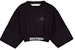 TEAM WANG x Palm Angels Cropped Womens T-shirt Black