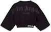 Order TEAM WANG x Palm Angels Cropped Womens T-shirt Black