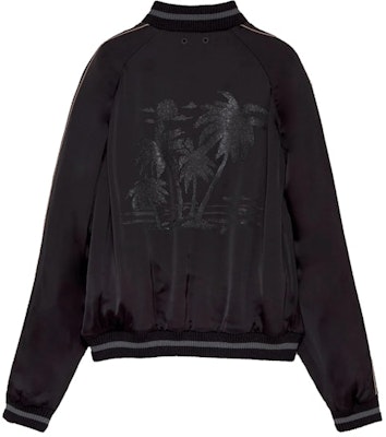 TEAM WANG x Palm Angels Palm Trees Bomber Jacket Black Order TEAM WANG x Palm Angels Palm Trees Bomber Jacket Black