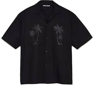 TEAM WANG x Palm Angels 棕榈树保龄球衬衫黑色 Buy TEAM WANG x Palm Angels 棕榈树保龄球衬衫黑色