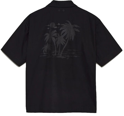 TEAM WANG x Palm Angels Palm Trees Bowling Shirt Black Order TEAM WANG x Palm Angels Palm Trees Bowling Shirt Black