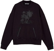 TEAM WANG x Palm Angels Palm Trees Sweatshirt Black TEAM WANG x Palm Angels Palm Trees Sweatshirt Black