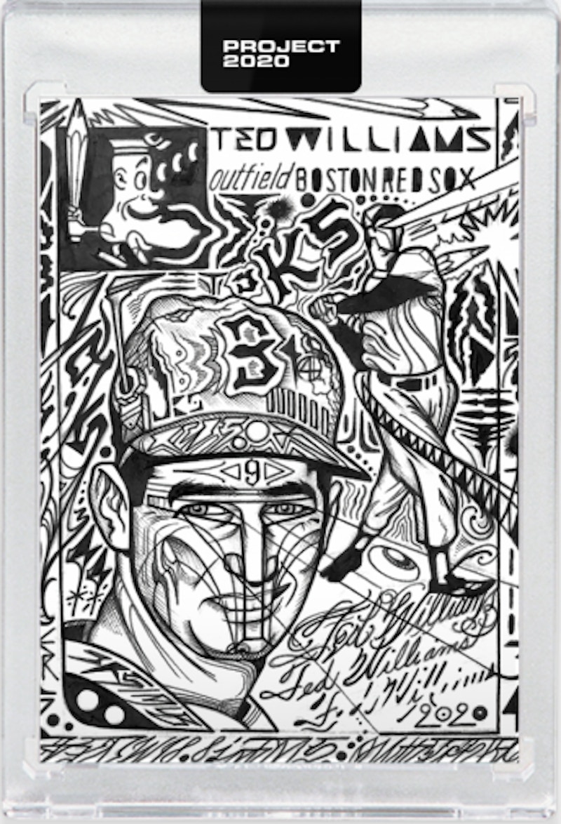 Ted Williams 1954 Topps Project 2020 JK5  /1385 #9