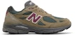 Teddy Santis x New Balance 990v3 Made in USA 'Hijau Zaitun' M990GP3
