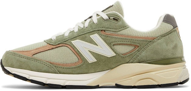 Teddy Santis x New Balance 990v4 Made in USA 'Olive Incense' Lelaki Wanita U990GT4 Lookbook Teddy Santis x New Balance 990v4 Made in USA 'Olive Incense' Lelaki Wanita U990GT4